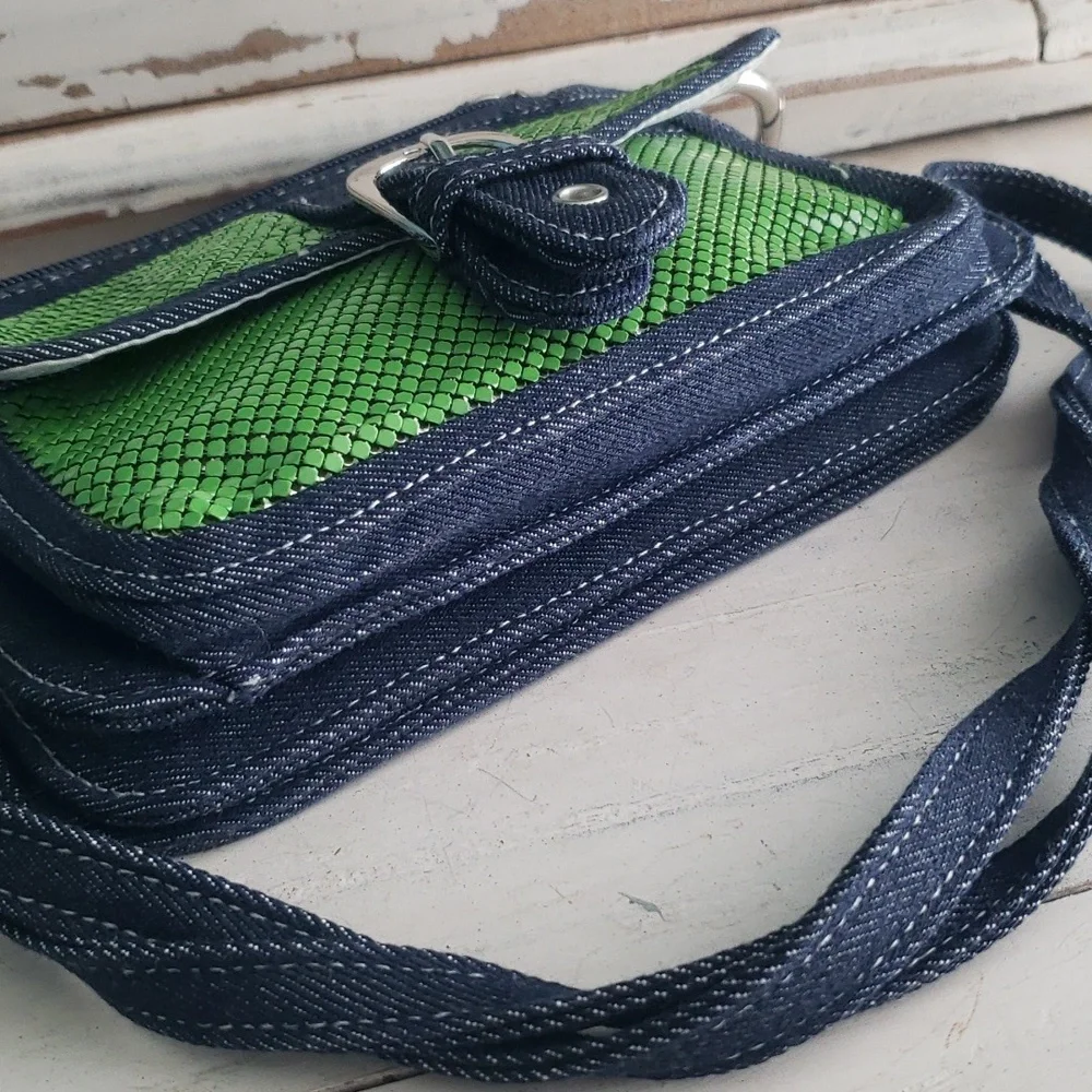 Whiting and David denim mesh bag - Picture 10 of 10